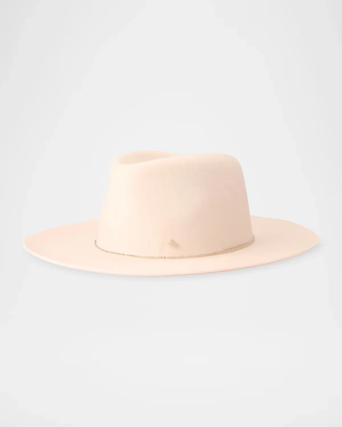 Mimi Chain-Embellished Wool Felt Fedora by Maison Michel