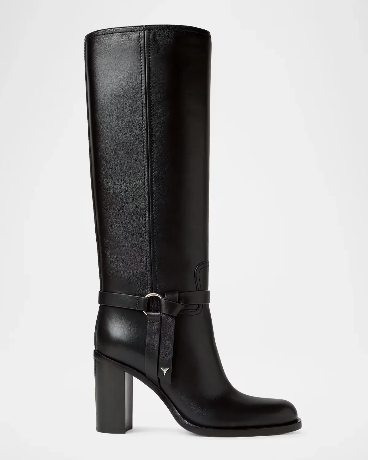 Leather Knee-High Boots by FENDI