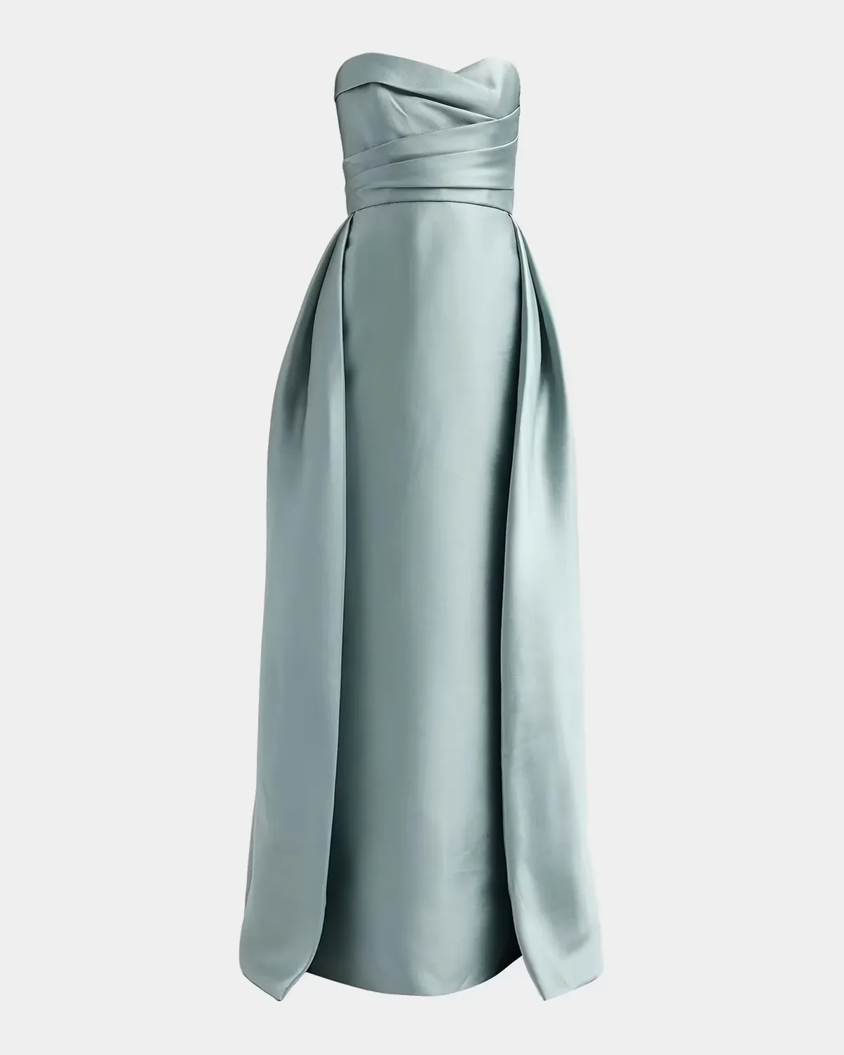 Mikado Draped Column Gown by Amsale
