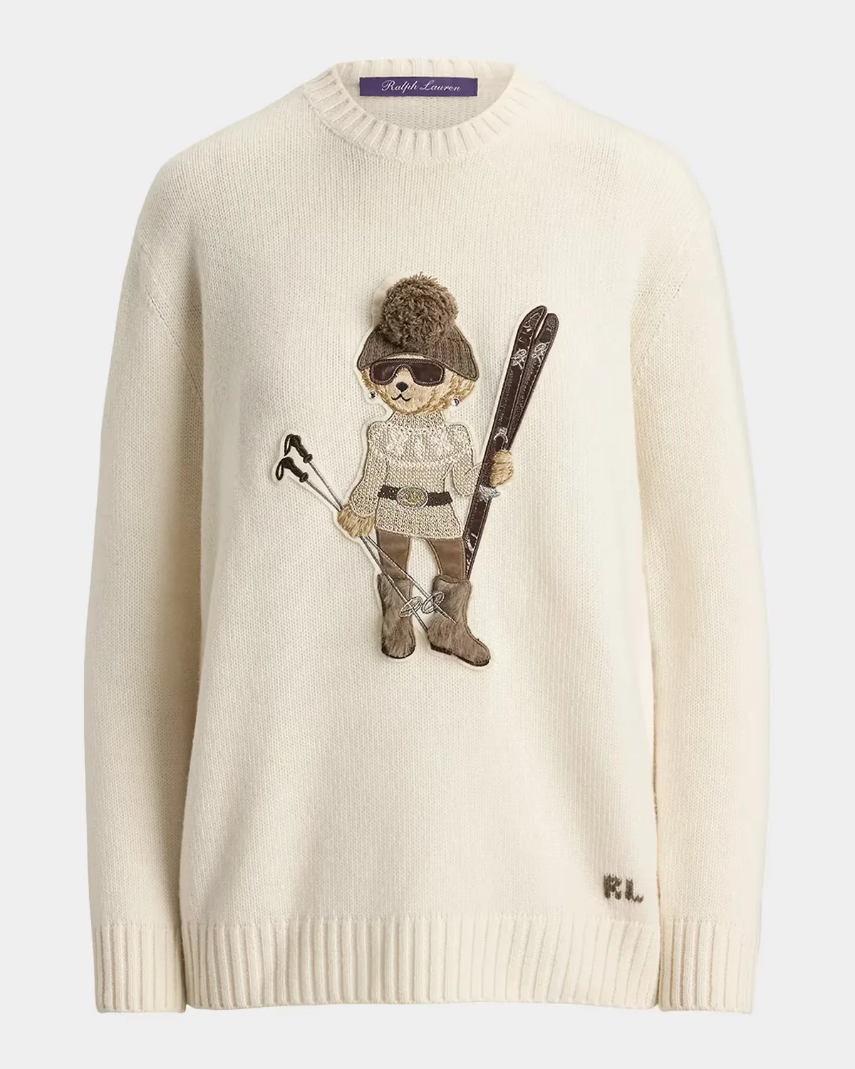 Holiday Polo Bear Cashmere Sweater by Ralph Lauren