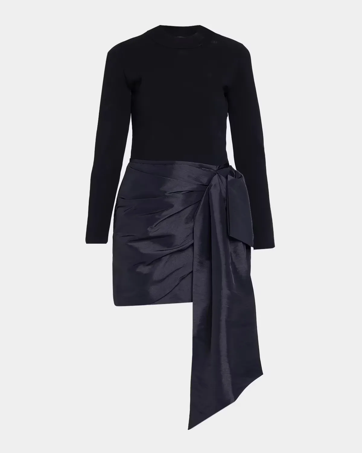 Tedda Taffeta Knit Mini Dress by SIMKHAI
