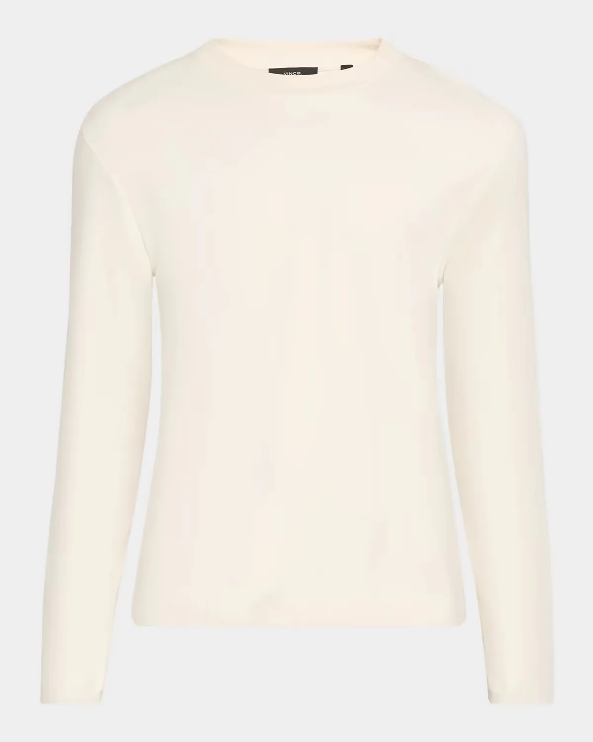 Peached Cotton Crewneck Sweater by Vince