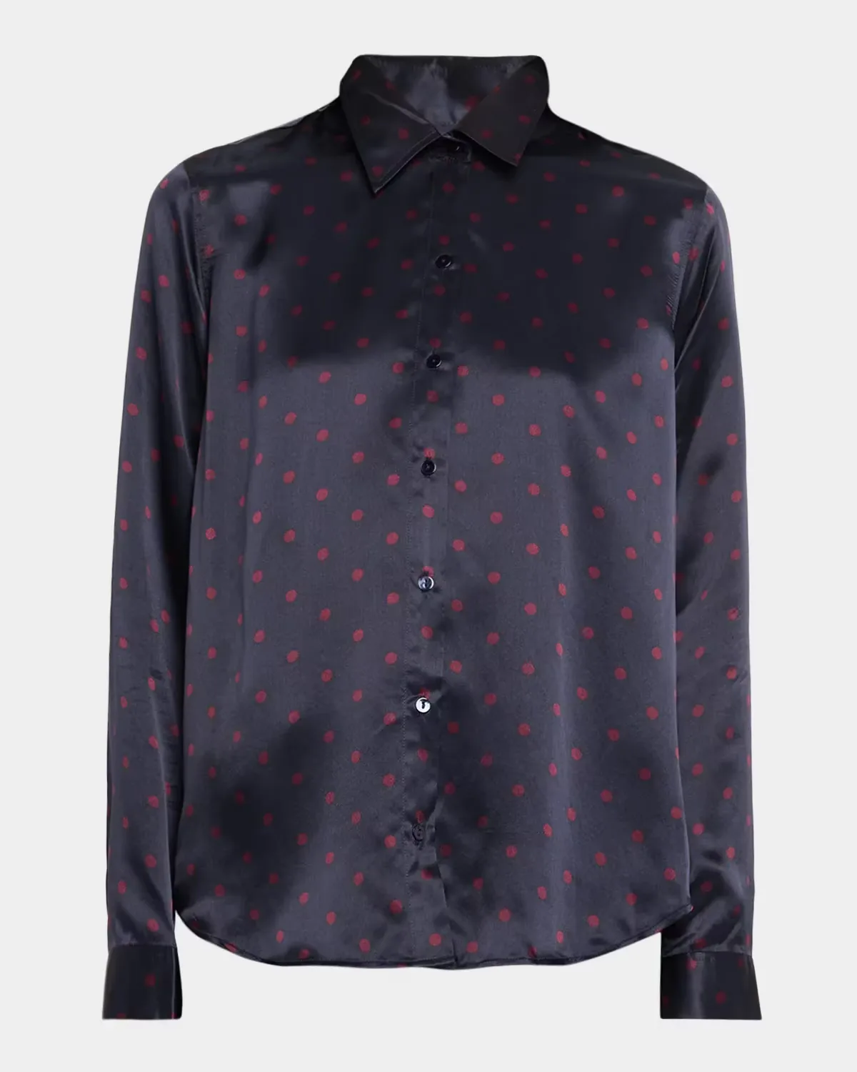 Tyler Polka Dot Silk Blouse