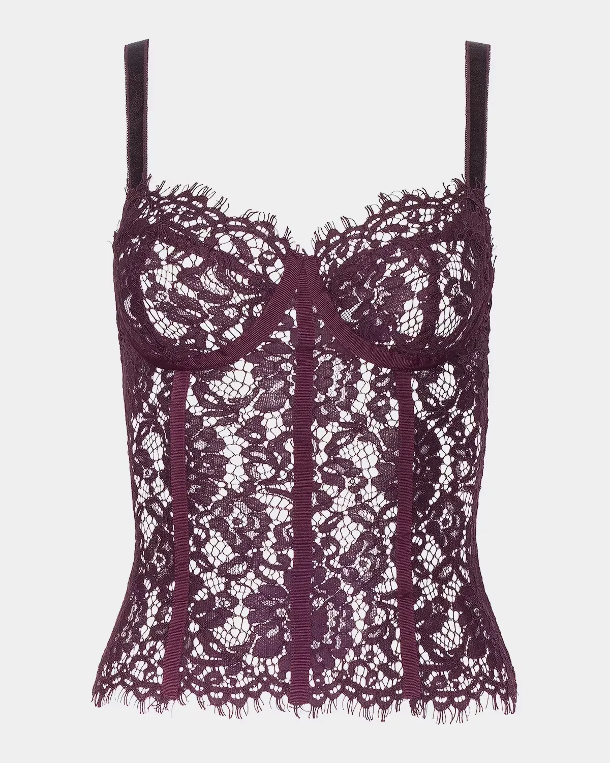 Jenny Lace Bustier Top by L & apos;AGENCE