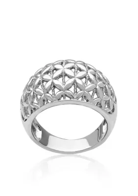 Sterling Silver x Band Ring by Belk & Co