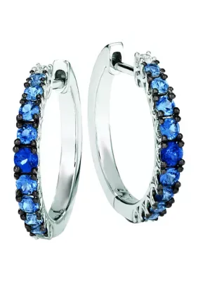 Le Vian 1.1 ct. t.w. Sapphire Earrings in 14K White Gold by Le Vian