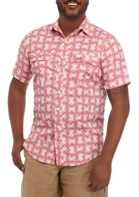 Short Sleeve Surfside Beach Performance Shirt by IZOD