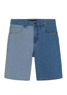 Two Tone Denim Shorts by Tommy Hilfiger