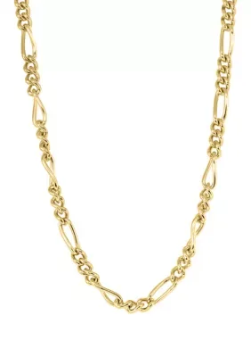Figaro Chain Necklace in Gold Over Sterling Silver, 16 In by Effy