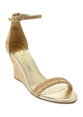 Jenna Wedge Cork Sandals by Lilly Pulitzer