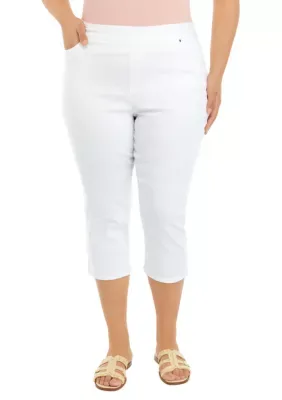 Solid Capri Pants by Kim Rogers