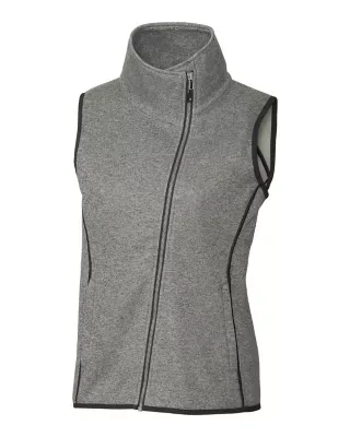 Mainsail Sweater Knit Asymmetrical Vest by Cutter & Buck