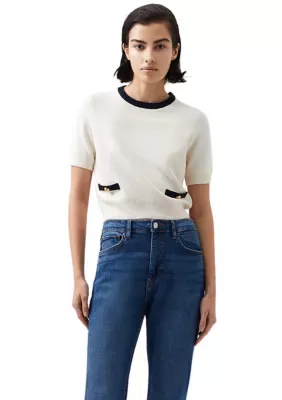 Babysoft Short Sleeve Top by French Connection