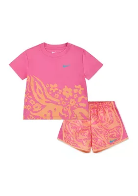 Allover Print DriFit Shorts Set by Nike