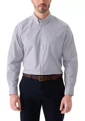 All Over Stretch Button-Down Dress Shirt by IZOD