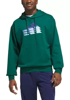 Dimensional Big Logo Graphic Hoodie by adidas