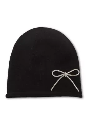 Embellished Bow Beanie by kate spade