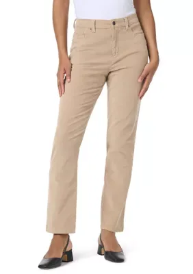 Amanda Classic Corduroy High Rise Pants by Gloria Vanderbilt