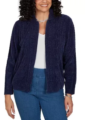 Classics Zip Cardigan by Alfred Dunner