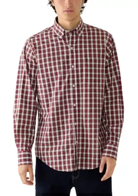 Holiday Tartan Long Sleeve Button Down Shirt by IZOD