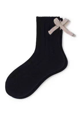 So Soft Bow Anklet Socks by HUE