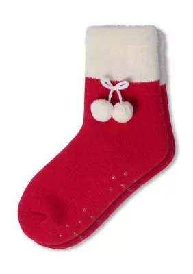 Pom Pom Slipper Socks by HUE