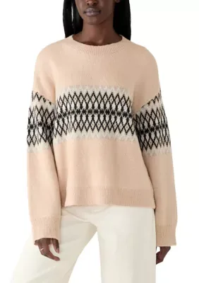 Argyle Crew Neck Pullover by Sanctuary
