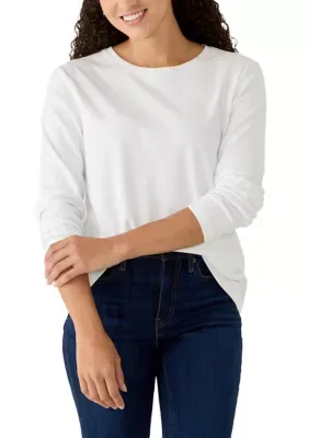 Long Sleeve Crew Neck Top