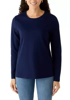 Long Sleeve Crew Neck Top