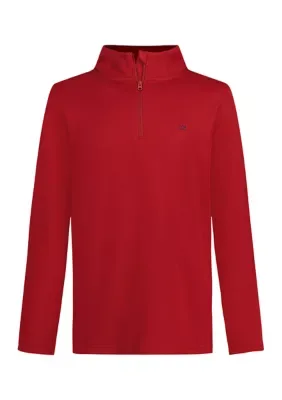 Feeder Striped 1/4 Zip Pullover by Crown & Ivy