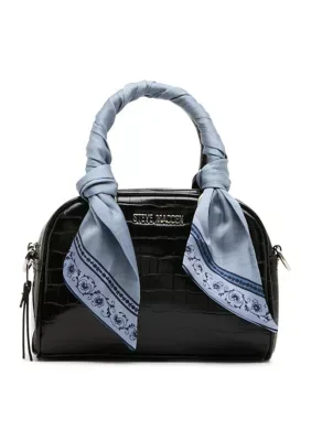 Top Handle Scarf Bowler Bag by Steve Madden