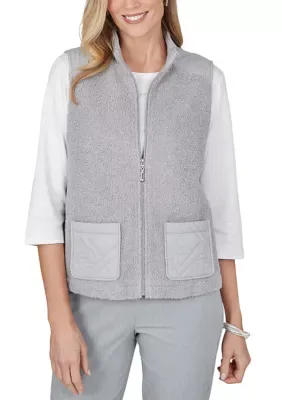Vail Sherpa Quilt Vest