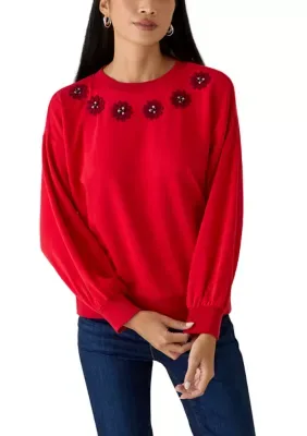Long Sleeve Sweeper Top by Crown & Ivy