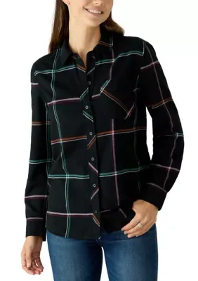 Long Sleeve Super Soft Button Down Shirt by Wonderly