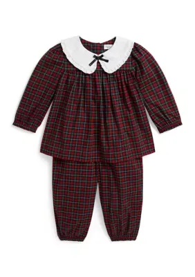 Ruffled Top & Legging Set by Ralph Lauren