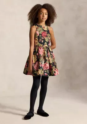 Sleeveless Floral Dress by Ralph Lauren