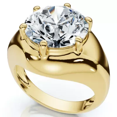 Lab Created Certified 5Ct Bryn Diamond Solitaire Engagement Ring Lab Grown