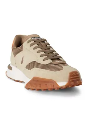 Eldridge Suede-Paneled Sneakers by Polo Ralph Lauren