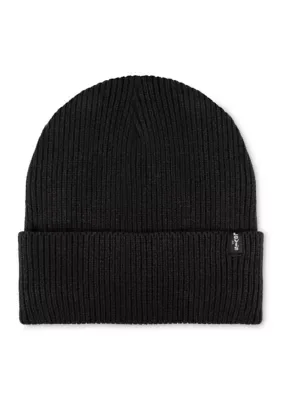 Double Cuff Micro Ribbed Beanie by Levi's