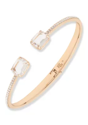 Lauren Ralph Lauren Pav Cuff Stone Bracelet by Ralph Lauren