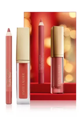 Petite Suite Mini Lip Oil & Lip Liner Duo Makeup Gift Set by Estée Lauder