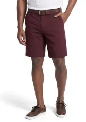 9" Flat Front Set on Mechanical Stretch Shorts