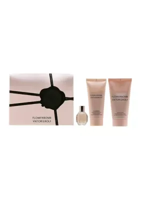Flowerbomb Eau De Parfum 3-Piece Gift Set by Viktor & Rolf