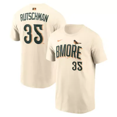 MLB Nike Adley Rutschman Baltimore Orioles 2026 City Connect Name & Number T-Shirt by Nike