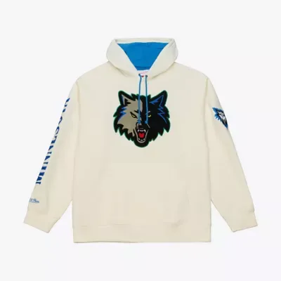 NBA Minnesota Timberwolves Hardwood Classics Chainstitch Premium Fleece Hoodie by Mitchell & Ness