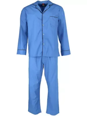 Broadcloth Long Sleeve Pajama Set by Hanes
