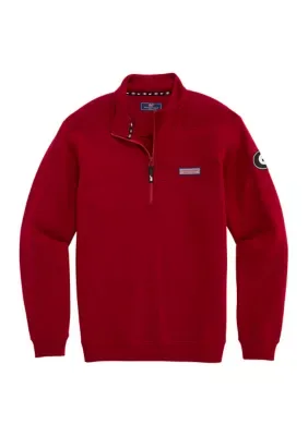 NCAA UGA Georgia Bulldog Sherpa Pullover by Vineyard Vines