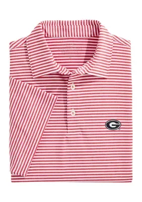 NCAA Georgia Bulldogs Heathered Winstead Stripe Sankaty by Vineyard Vines