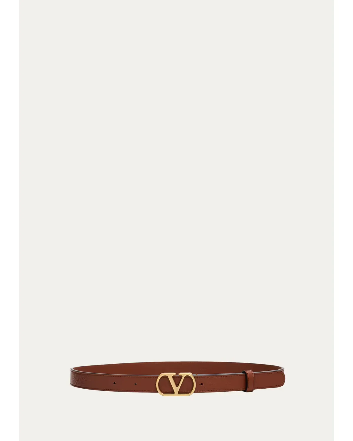 VLogo Signature Leather Belt, 20MM