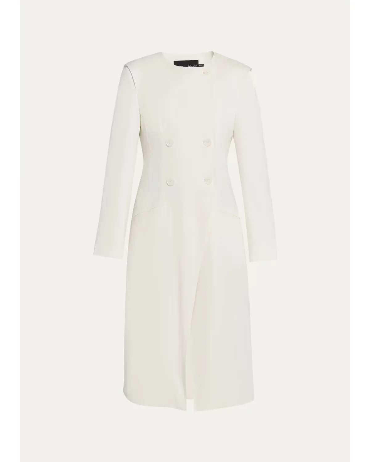 Anouk Satin Back Crepe Coat by Proenza Schouler